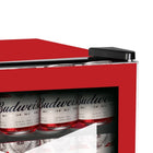 Budweiser - Réfrigérateur à boissons à porte en verre 1,6-pi ca - Rouge-Peut contenir jusqu'à 70 canettes ou 17 bouteilles