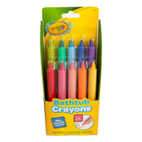 Crayola Bathtub Crayons - Washable - 10 Pack-Make bath time fun and creative with Crayola Bathtub Crayons