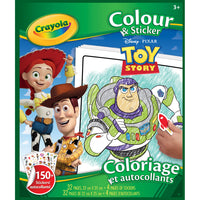 Crayola Colour & Sticker - Toy Story 5-CRAYOLA COLOUR & STICKER: Includes 32 Colouring Pages and 4 Sticker Sheets featuring your favourite characters 