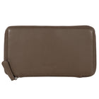 Gry Mattr Vegan Leather Pen Pouch - 8.25" × 4.5" - Brown-Wide elastic band attaches securely to most notebook covers.