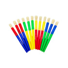 DBLG Imports Junior Brushes - 12 mm - 30 Pack-30 assorted color plastic brushes per canister