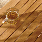 Modway Vienna 34" Square Outdoor Patio Teak Wood Dining Table - Natural-Weather-Resistant