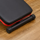 Soozier Sit Up Bench for Home Gym Exercise Black-The popliteal bracket can be adjusted with 5 holes up and down, and the centre space between the two holes is 2" 