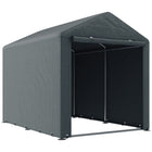 Outsunny 5.2' x 7.2' Portable Shed-Can accommodate 3 bikes, a motorbike or gardening tools with ease
