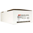 JAM Paper Monarch Envelopes, 3.88 x 7.5, Strathmore Ivory Wove, 1000 Pack (3197718B)-Opening: Booklet