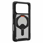 UAG Plasma XTE Compatible with MagSafe Rugged Case for iPhone 17 Pro - Black/Pop Orange-Enhanced corners to disperse impact