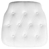 Flash Furniture - Coussin en vinyle spécial pour chaise Chiavari, blanc (SZTUFTWH)-Coussin ferme de chaise