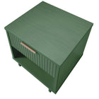 Manhattan Comfort Granville 18.11" Modern 1-Drawer Nightstand 2-Piece Set - Sage Green-15.16" L x 18.11" W x 19.49" H