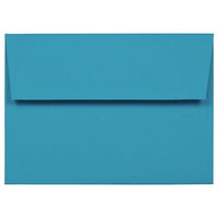 JAM Paper A7 Coloured Invitation Envelopes - 5 1/4 x 7 1/4 - Blue Recycled - 100 Pack-Envelope Features: Straight flap gum closure, high quality Smooth paper finish, 30% recycled
