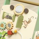 Qaba Wooden Baby Walker with Speed Control - Green-Colour: Green, Beige, Black 