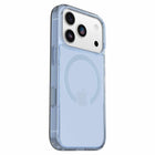 OtterBox Symmetry Clear Compatible with MagSafe Case with Camera Control for iPhone 17 Pro - Silver Glade Blue-Ultra-sleek design that flows with the lines of your phone