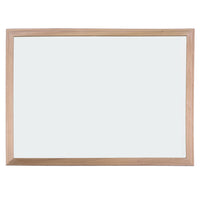 Crestline Products Wood Framed Magnetic Dry Erase Board, 24" x 36"-Smooth, scratch-resistant surfaces.
