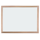 Crestline Products Tableau blanc magnétique effaçable à sec avec cadre en bois, 24 po x 36 po-Surfaces lisses et résistantes aux rayures.