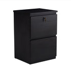 Koss - Classeur vertical de luxe en bois à 2 tiroirs - Espresso-Classeur vertical à 2 tiroirs, espresso