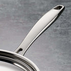 Tramontina - Ensemble de 10 pièces de batterie de cuisine en acier inoxydable à 3 couches avec couvercles – casseroles et poêles-Compatible lave-vaisselle et four (jusqu’à 260 °C). compatible avec toutes les plaques, y compris induction