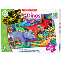 University Games The Learning Journey Puzzles Doubles: Dinos - Dinosaur Recognition Puzzle For Kids - Interactive Dinosaur Puzzle For Preschoolers-Improve motor skills/hand-eye coordination