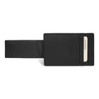 Champs - Porte-cartes Mag hybride en cuir Onyx - Noir-Fenêtre d'identification facile d'accès