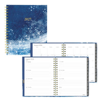 Blueline - Agenda Hebdomadaire/Mensuel 17 Mois D’Août À Décembre - 9 1/4 po H x 7 1/4 po l - Motif Celestial - Anglais-17 mois, d’août à décembre