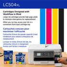 Brother Genuine LC504XLCS Ink Cartridge - High Yield - Cyan -7