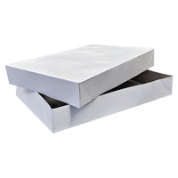 Eddie's Garment Box - 17X - 17" L x 11" W x 2-1/2" H - White - 50 Pack-Gift Box
