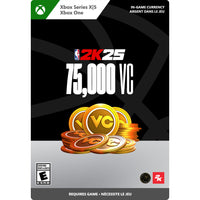 NBA 2K25: 75,000 VC for Xbox Series X [Digital Download]-Genre: Sports