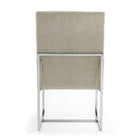 Manhattan Comfort Element 23.74" Modern Velvet Upholstered Dining Chair - Champagne-Delivered to you Fully Assembled! No Assembly Required