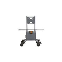 Bretford Cordless Explorer 32-75" Display Cart with 1024Wh 24V Lithium Battery - Storm Blue-VESA mounting pattern supports up to 75 in. display, up to 200 lbs