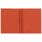 Staples 3-Prong Fastener Poly Report Cover - Orange-Sheet Capacity: 80