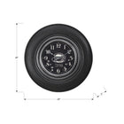 Monarch Specialties Clocks 20" Round Clock - Charcoal Grey -This decorative analog clock ensures accurate timekeeping with reliable quartz movement, easy to read numerical markings, and a non ticking mechanism for quiet surroundings