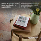 Kobo Libra Colour eReader - White-Dimensions: 6.33” L x 5.69” W x 0.3” H