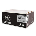 DuraPlus Can Liner - LLDPE - 22" x 24" - Regular - Transparent - 500 Pack-Strength: Regular