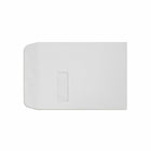 LUX - Enveloppes à fenêtre à bout ouvert, 9 x 12 po, lin blanc, 250/boîte (1590-WLI-250)-Les enveloppes à fenêtre à bout ouvert de 9 x 12 po sont idéales pour envoyer des documents, des catalogues, du publipostage, du matériel promotionnel et des brochures