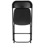 Flash Furniture – Chaise pliante Hercules en plastique d’une capacité de 800 lb, noir, 4/pqt-Capacité de poids : 800 lb