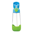 b.box - Tritan Drink Bottle - 600ml - Ocean Breeze-Spill-proof straw and robust handle for school and on-the-go