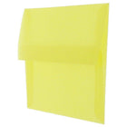 JAM Paper - Enveloppes d'invitation en vélin translucide A10 - 6 po x 9,5 po - Jaune primaire - paquet de 25 (PACV856)-Taille : A10 (6 x 9,5 pouces)
