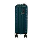 American Tourister Surftime Spinner Carry-on - Metallic Teal-The lining of this product was made from rPET fabric, made from plastic bottles used by consumers.