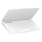 Logitech - Keys-To-Go 2, clavier Bluetooth portable pour tablette avec coque intégrée - Pale Grey-Le design ultra-fin et léger de ce clavier Bluetooth portable le rend facile à transporter. C’est le compagnon idéal pour votre tablette ou tout autre dispositif mobile