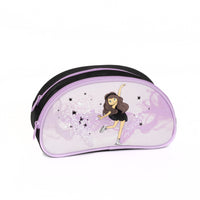 Louis Garneau Skating Half Moon Pencil Case with 2 Compartments-Polyester 600d