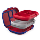 Bentgo Kids Chill Lunch Box - Red-Portion-Perfect Meal Tray: Makes it easy to pack variety in one slim lunch box with space for half sandwiches, wraps, fruits, veggies, and more
