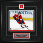 Matthew Tkachuk Pin & Plate Florida Panthers - Framed Print - 18" x 18"-Premium virtual frames