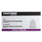 Coastwide Professional Garbage Bags - Utility - 22" W x 24" L - Clear - 500 Pack-Strength: Utility