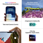 Apple iPhone 16 6.1" - 128 GB - Ultramarine - Unlocked-Customize Your Phone: With iOS 18 you can tint your Home Screen icons with any colour. Find your favourite shots faster in the redesigned Photos app. And add playful, animated effects to any word, phrase or emoji in iMessage