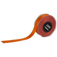 JAM Paper Double Faced Satin Ribbon - 7/8" W x 25 yd. - Orange-Colour: Orange