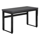Monarch Specialties 7680 48" Computer Desk - Modern Grey/Adj.Height/ Black-For versatile use as a computer desk / writing table, this piece is perfect for limited spaces and adjustable from 29.5 inches to 48 inches in height