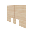 Nexera - Tête de Lit double James En Chêne Blond Naturel-Livraison et assemblage pratiques : Profitez de la livraison à votre porte et de l'assemblage sans tracas en utilisant simplement un tournevis