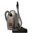 Miele Guard L1 Electro Canister Vacuum - Grey-Optimized Performance - Designed for both carpets and hard floors, featuring an Electro Plus floorhead with five adjustable carpet height settings and universal floorhead for smoothly transitioning between hard floors and thin carpets with a footswitch.