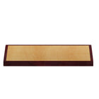 Flash Furniture 36" Square 2-Tone High-Gloss Cherry / Mahogany Resin Table Top with 2" Thick Drop-Lip-Clean with mild detergent/water and cloth dry