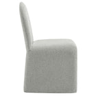 Modway - Junia Boucle Tapis Fauteuil à manger sans accoudoir en arc - Gris colombe-7