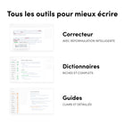 Antidote+ Personnel - 1 utilisateur - Français-Applications incluses : Antidote 12 (Windows, Mac), Antidote Web (en ligne) et Antidote Mobile (iPhone, iPad)
