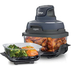 Ninja - Friteuse à air portable Crispi 4 en 1 en verre-SYSTÈME TOUT-EN-UN : Comprend le Ninja Crispi PowerPod, des récipients en verre TempWare de 4 pintes et 6 tasses et 2 couvercles de rangement